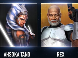 Ahsoka Tano (Fulcrum) and Rex join Star Wars: Force Arena