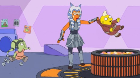 Ahsoka Tano in "Maggie Simpson in 'The Force Awakens From Its Nap'"
