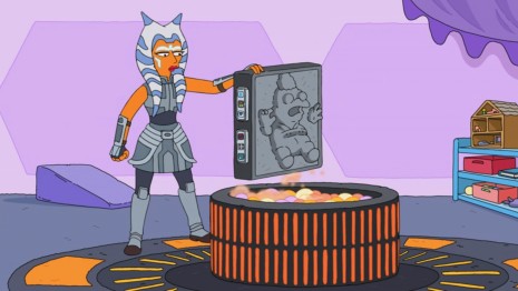 Ahsoka Tano in "Maggie Simpson in 'The Force Awakens From Its Nap'"